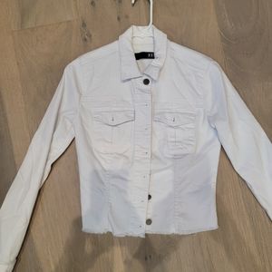 Extra small Kut from Kloth white jean jacket